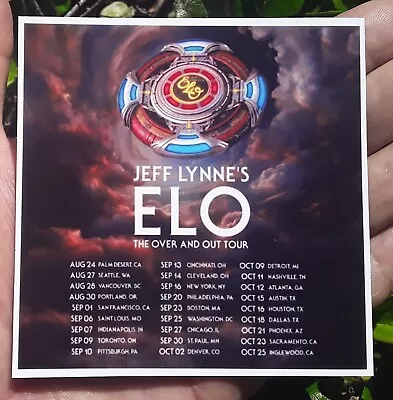 ELO ☆ Electric Light Orchestra 2024 ☆ Tour Promo Magnet ☆ W/Dates Over & Out ... • $7.99