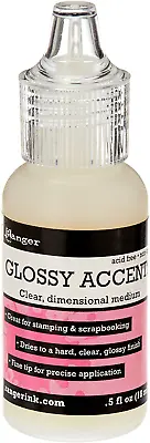 £5.01 • Buy Ranger Mini Glossy Accents Clear Three Dimensional Gloss Medium Dries Hard 18ml