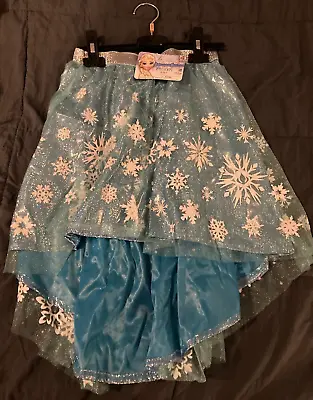 Disney Frozen Elsa Skirt Halloween Dress Up Cosplay Costume Child Sm 4-6 New • $8.95