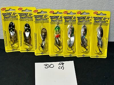 7 Fishing Lures - Panther Martin Dual Flash 5/8 Oz Mixed (Comb. Ship = +2) • $13.50