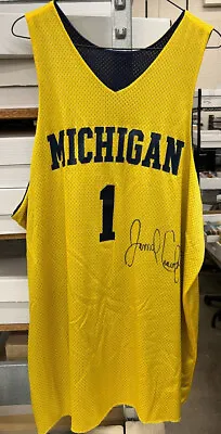 Jamal Crawford Signed Autographed Game Used Practice Jersey Michigan • $350