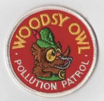 $5.95 • Buy Woodsy Owl Pollution Patrol WHITE Bdr. [NBS1308]