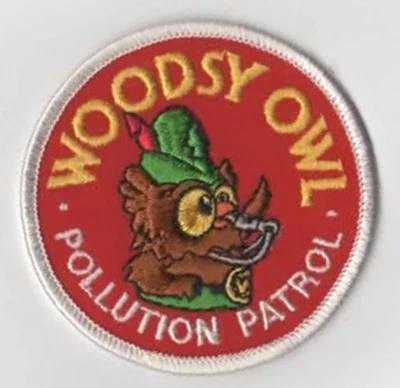 $5.95 • Buy Woodsy Owl Pollution Patrol WHITE Bdr. [NBS1308]