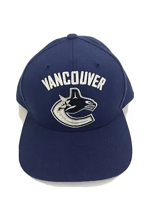 Vancouver Canucks Mitchell & Ness NHL Vintage Wool Solid SnapbackHatCap        • $26.36