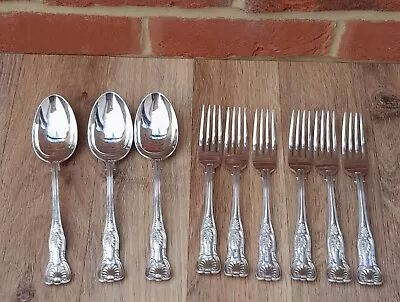 Vintage Mappin & Webb Silver Plated Forks & Serving Spoons  • £22