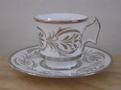 Vintage Royal Chelsea English Bone China # 4950 Footed Teacup & Saucer Set • $18.90