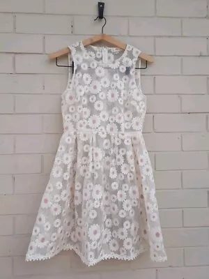 Alannah Hill Sheer Floral Vintage Style Dress 8 • $15