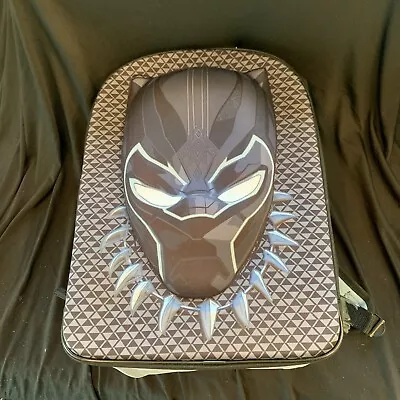 NEW Marvel Disney Black Panther Backpack Hardshell 3D Mask School Avenger NWT • $21.99