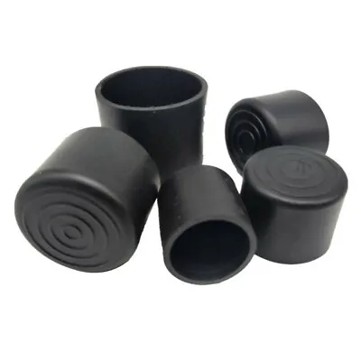 £2.99 • Buy 4pcs PVC Round Chair Leg Cap Covers Furniture Rubber Feet Protector Pads