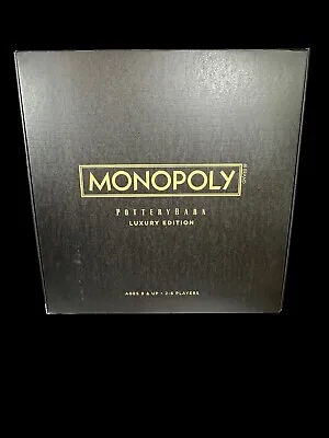 Pottery Barn Monopoly Deluxe Luxury Edition Wooden BRAND NEW Black Version • $339.29