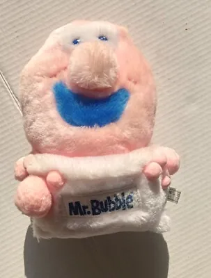 Vintage 80s Mr. Bubble Plush Russ Stuffed Animal Character Rare Promotional Item • $29.99