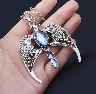 Ravenclaw Necklace Pendant Horcrux Harry Potter Hogwarts Diadem Crown • $6.20