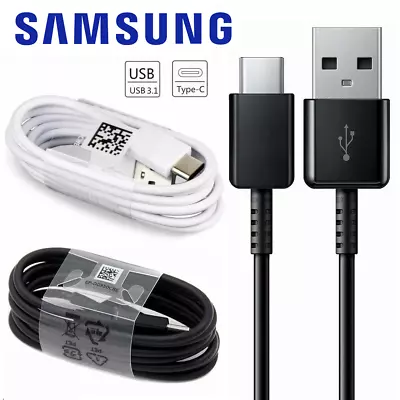 Type C Cable Fast Charger For Genuine Samsung Galaxy S10 S20 S21 S22 Note Plus • $8.95