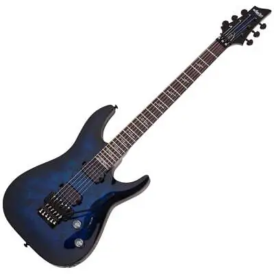 Schecter Omen Elite-6 FR Series Electric Guitar - See Thru Blue Burst • $549