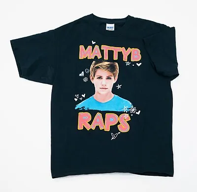 Matty B Raps T- Shirt Rap Tee YouTube Star Youth XL Adult M Rare 2013 • $20.98