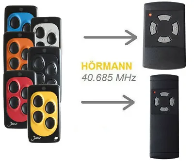 Handheld Transmitter For Hörmann 40.685 MHz Color HSM / HS 4 HSE 40 Garage Door Opener Radio • £26.03