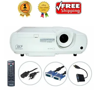 Refurbished Mitsubishi XD221U DLP Projector 2300 ANSI HD HDMI-Adapter 1080i  • $83.30