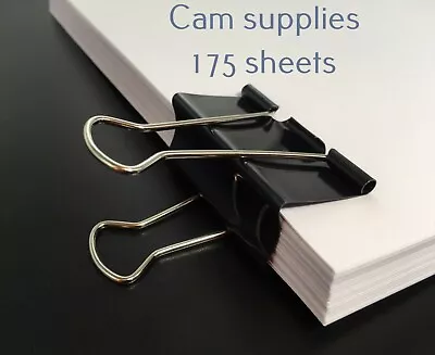 £3.50 • Buy Bulldog Foldback Clips 51mm Large Paper Binder Removable Quality Metal Grips