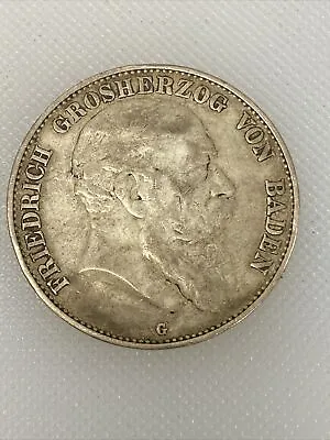 1907 Baden 5 Mark R1 • $80