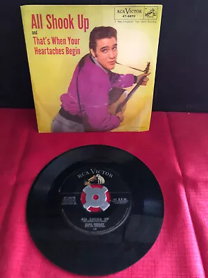 Elvis Presley All Shook Up / When Heartaches Begin 1957 45rpm • $14.99