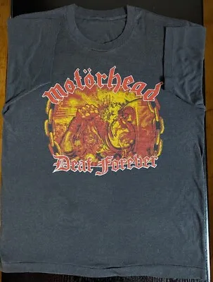 Rare Vintage Motorhead Spring 1987 US Tour Lemmy T-Shirt Mens L • $265