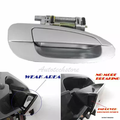 For 02-06 NISSAN ALTIMA Outside Door Handle Front Right KY1 Silver B3766 • $26.33
