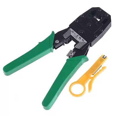 RJ45 RJ11 RJ12 Cat5e Cat6 Network LAN Cable Crimping Tool Modular Crimper Plier • $24.99