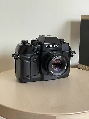 £600 • Buy Contax AX 35mm Film Camera / 50mm 1.7 Carl Zeiss T* Lens