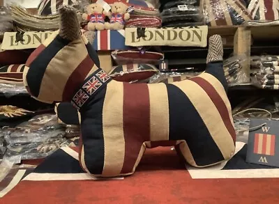 Dog Shaped Union Jack Door Stop  By Woven Magic • £24.95