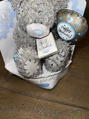 Carte Blanche Me To You Gray Bear Plush Blue Nose Happy Birthday Teddy • $13