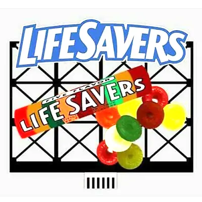 Miller Engineering ~ HO Or O Scale ~ Life Savers Animated Neon Billboard ~880851 • $39.62