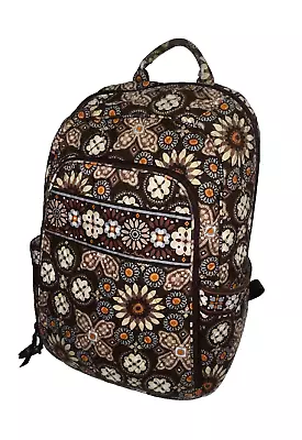 New~ Large Vera Bradley Quilted Backpack~canyon Pattern~many Ext/int Pkts~@18x15 • $99.95