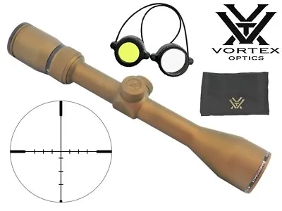 Vortex Diamondback 4-12x40 Rifle Scope (Dead-Hold) Burnt Bronze Cerakote DBK-04 • $320.27