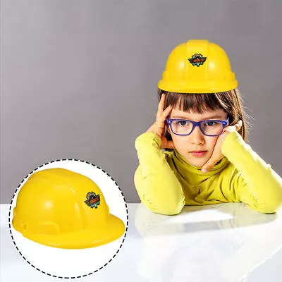  4 Pcs Kids Yellow Construction Hat Rayan Toys For Hats Child Man Clothing • $11.76