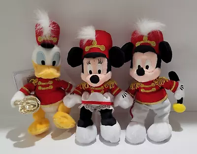 Disney Band MICKEY MINNIE & DONALD Disneyland Park Bean Bag Set • $14.98