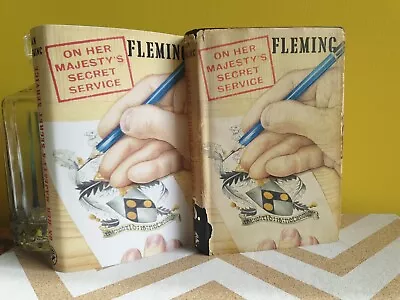 £25 • Buy 1st / 7th Edition 1964 On Her Majesty's Secret Service Ian Fleming Cape Hardback