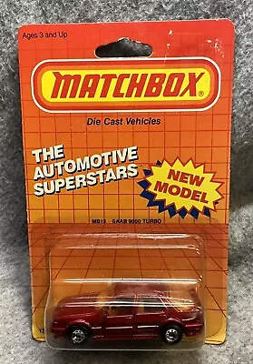 1988 Matchbox Saab 9000 Turbo #15 • $18