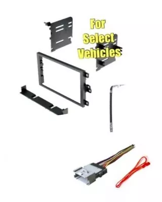 For Some 2003-2006 Chevrolet Silverado 2 Din Car Radio Dash Install Kit Wire • $24.95