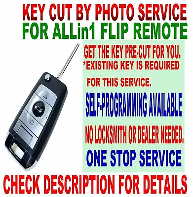 Key Cut By Photo Rr-type Flip Remote For Toyota Elvatdd Dealer Port Installed D0 • $59.99