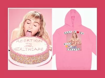 RARE Miley Cyrus X Marc Jacobs - Don’t F With My Freedom Hoodie - Pullover Small • $175