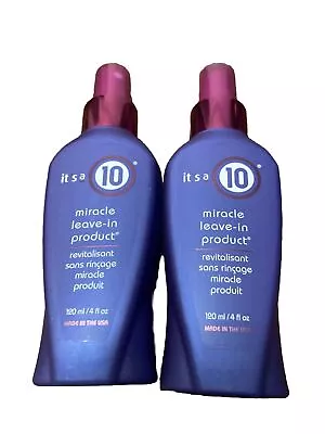 It's A 10 Haircare Miracle Leave-In Product Conditioner - 4oz(Lot Of 2) • $17.99