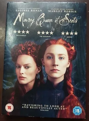 Mary Queen Of Scots DVD 2018/19 /w Cover Saoirse Ronan Margot Robbie Near MINT! • £5.99