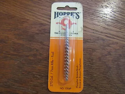 Hoppe's 9 .270 7mm Cal Phosphor Bronze Cleaning Brush No 1340P 270/7mm 8-32 • $3.99