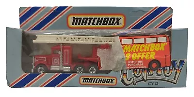 Matchbox Convoy Cy 13 Fire Engine Camion De Pompiers Vintage Boxed • £20