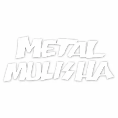 Factory Effex Metal Mulisha White Die Cut 12  1FT Window Decal Sticker Graphic • $7.48