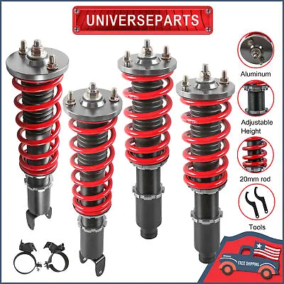 4x Coilover Adjustable Shock Strut For 88-91 Honda Civic CRX 90-93 Acura Integra • $185.79