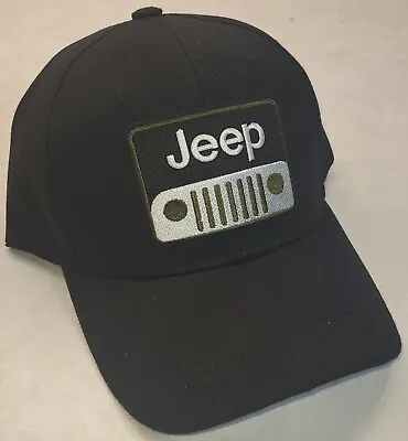 Jeep / Wrangler Patch Hat / Adjustable / Black / All Hats Are Shipped In A Box • $17.77