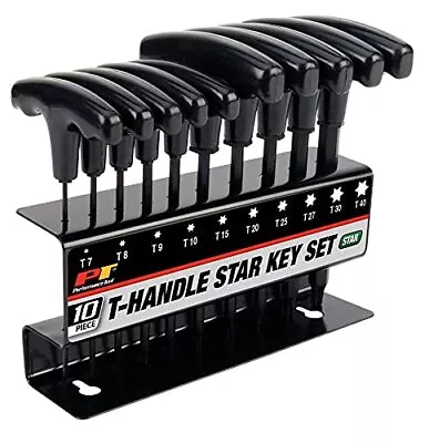  W80276 10-Piece Star T-Handle Allen Wrench Set 10pc Star T-Handle Hex Key Set • $20.30