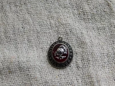 Vintage Sterling Silver U.S. Marine Corp Military Sweetheart Pendant Or Charm • $51.60