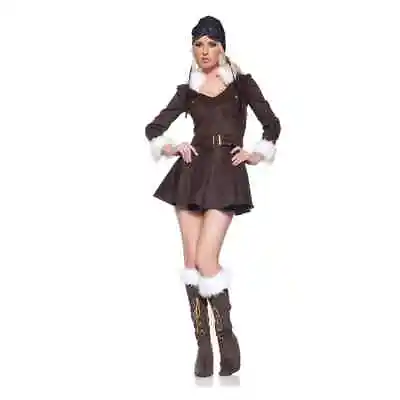 Baroness Aviator Pilot Women's Halloween Costume Steam Punk • $23.99